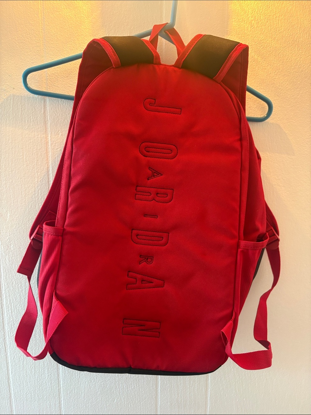 Jordan Red and Black Logo Backpack - Picture 3 of 3